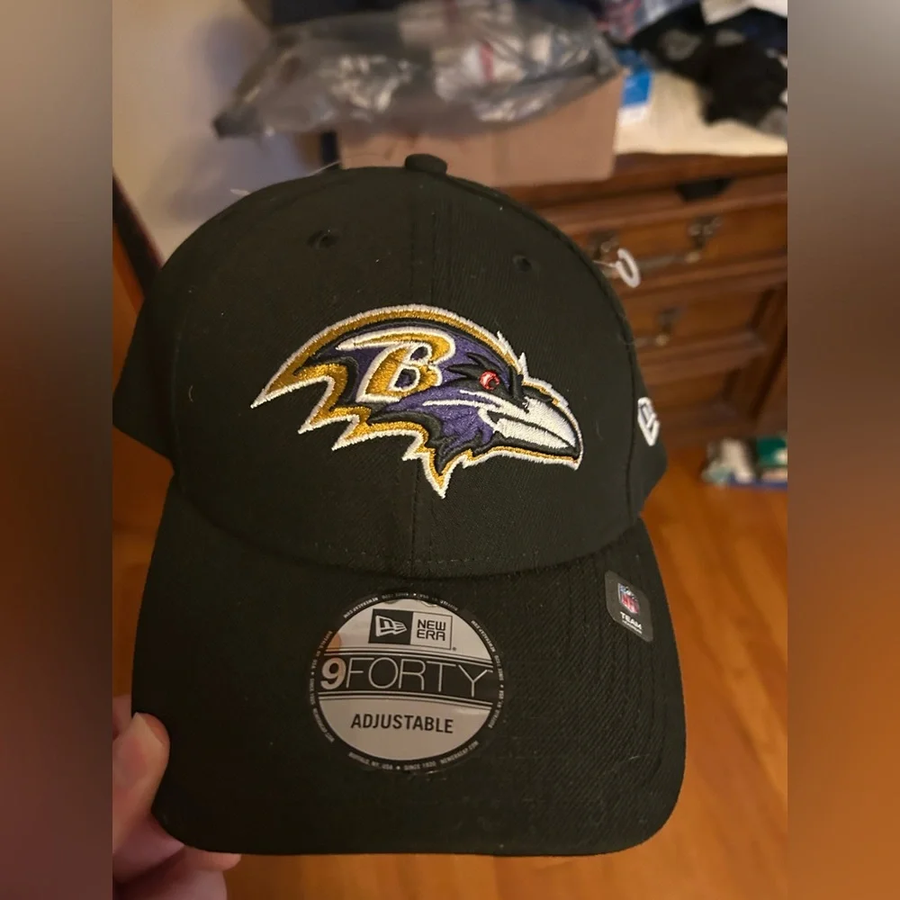 New Era Black and Purple Team Cap